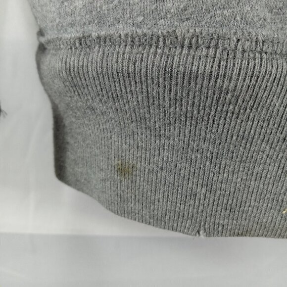 Aeropostale Coat Women Extra Small Zip Up Sherpa Lined Hoodie Grey Brown - Picture 6 of 8